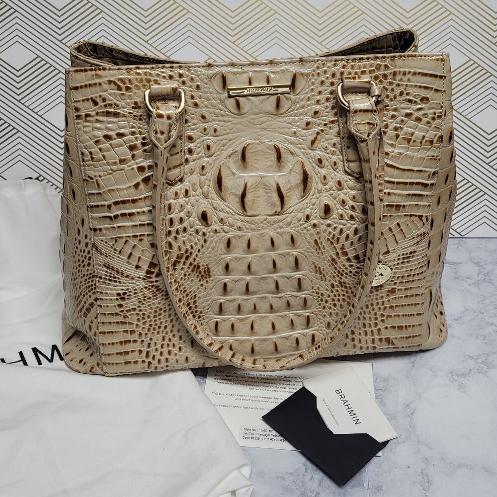 Brahmin Joan 3 Compartment Tote